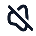 Volume Mute SVG Icon